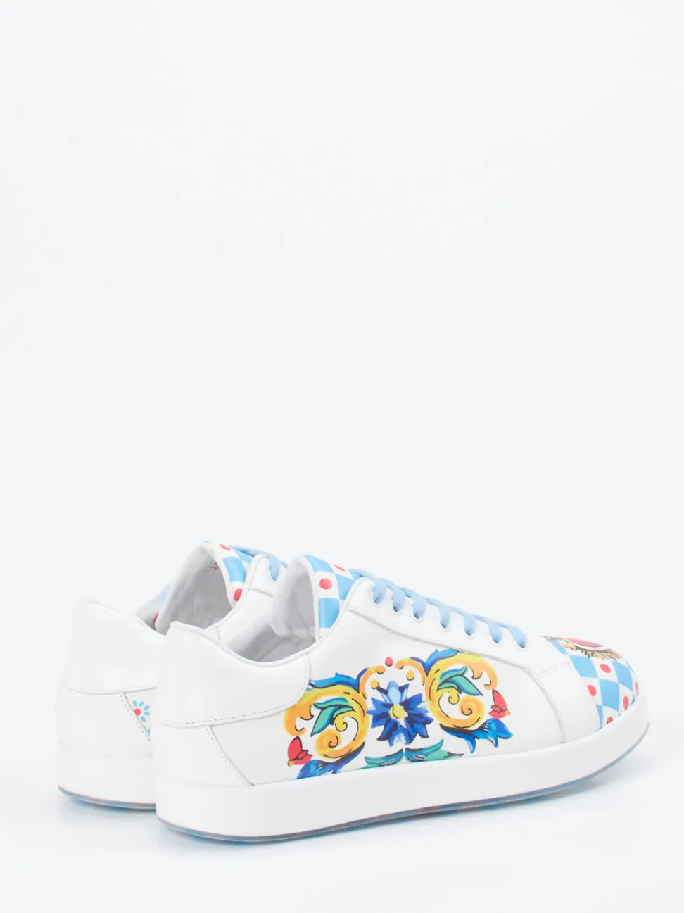 Rise – Sneaker aus Leder mit Allover-Grafikprint