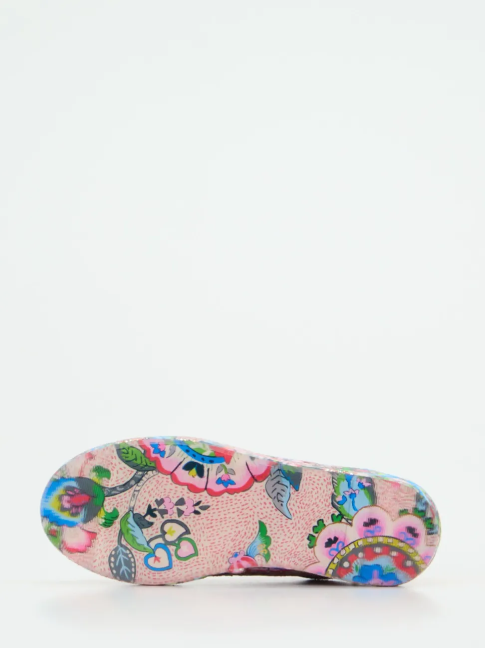 Rise – Sneaker aus Metallic mit Strass und Print