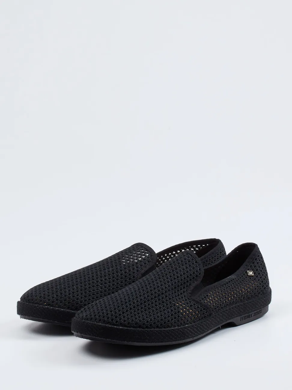 Rivieras – Slip-On aus Mesh-Textil Schwarz