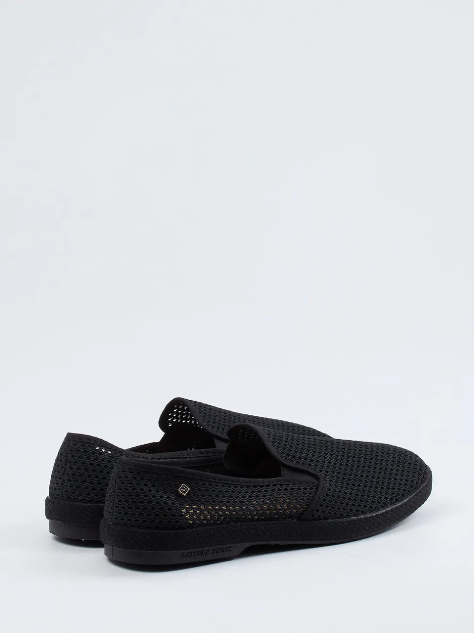 Rivieras – Slip-On aus Mesh-Textil Schwarz