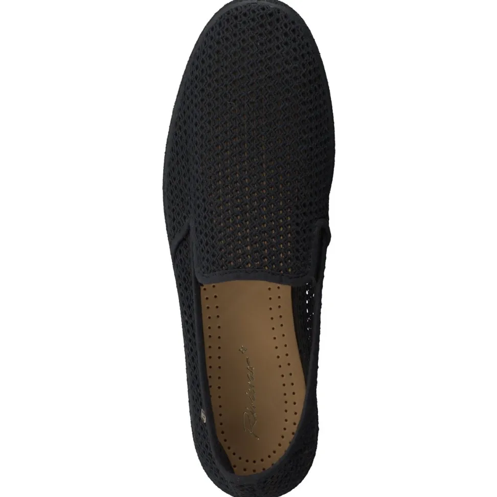 Rivieras – Slip-On aus Mesh-Textil Schwarz