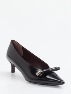 Roberto Festa – Pumps aus Hochglanzleder Schwarz