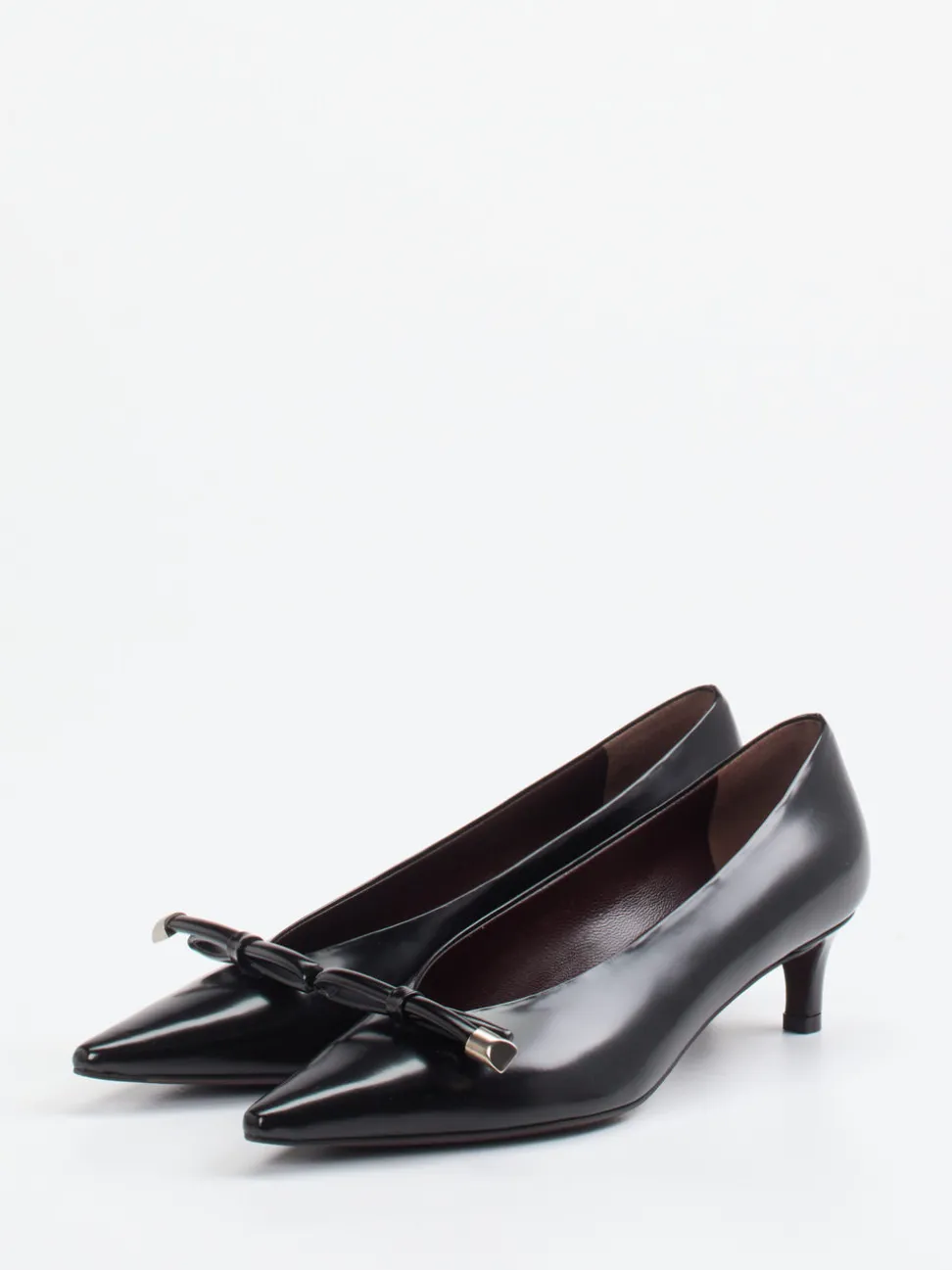 Roberto Festa – Pumps aus Hochglanzleder Schwarz