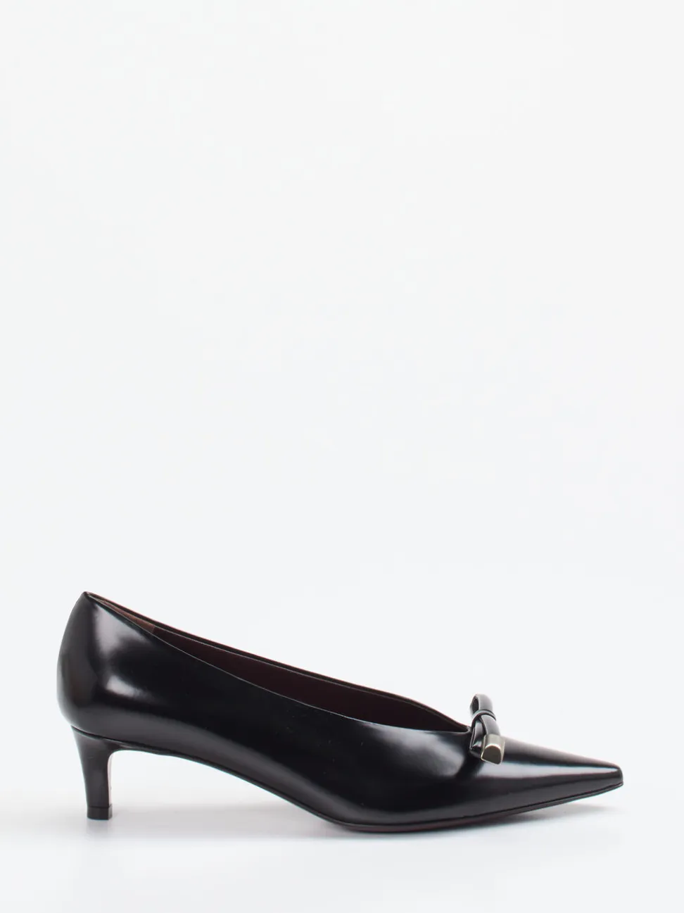 Roberto Festa – Pumps aus Hochglanzleder Schwarz