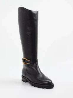 Roberto Festa – Reitstiefel aus Kalbleder schwarz