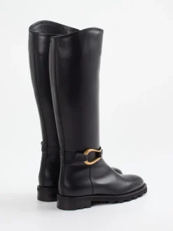 Roberto Festa – Reitstiefel aus Kalbleder schwarz