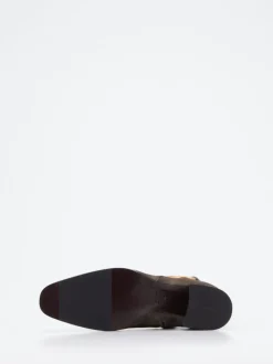 Roberto Festa X Zumnorde – Stiefeletten aus Veloursleder Dunkeloliv