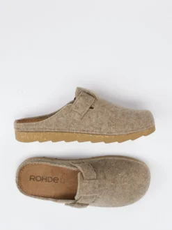 Rohde – Clog aus Filz beige
