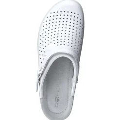 Rohde – Clog aus Kalbleder weiß