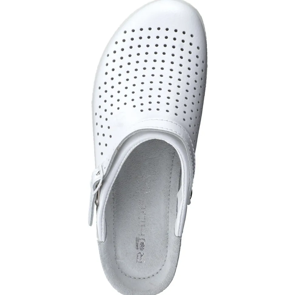 Rohde – Clog aus Kalbleder weiß