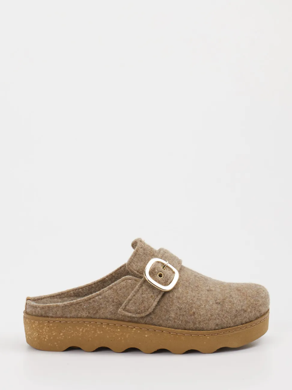 Rohde – Clogs aus Filz Beige