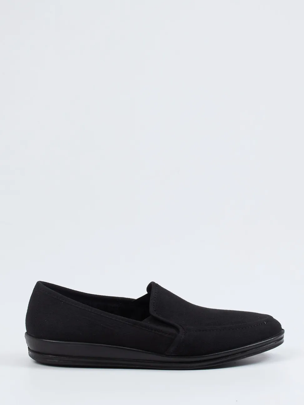 Rohde – Hausschuh-Slipper aus Textil in Schwarz