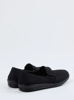 Rohde – Hausschuh-Slipper aus Textil in Schwarz