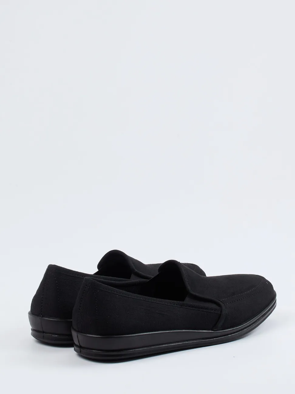 Rohde – Hausschuh-Slipper aus Textil in Schwarz