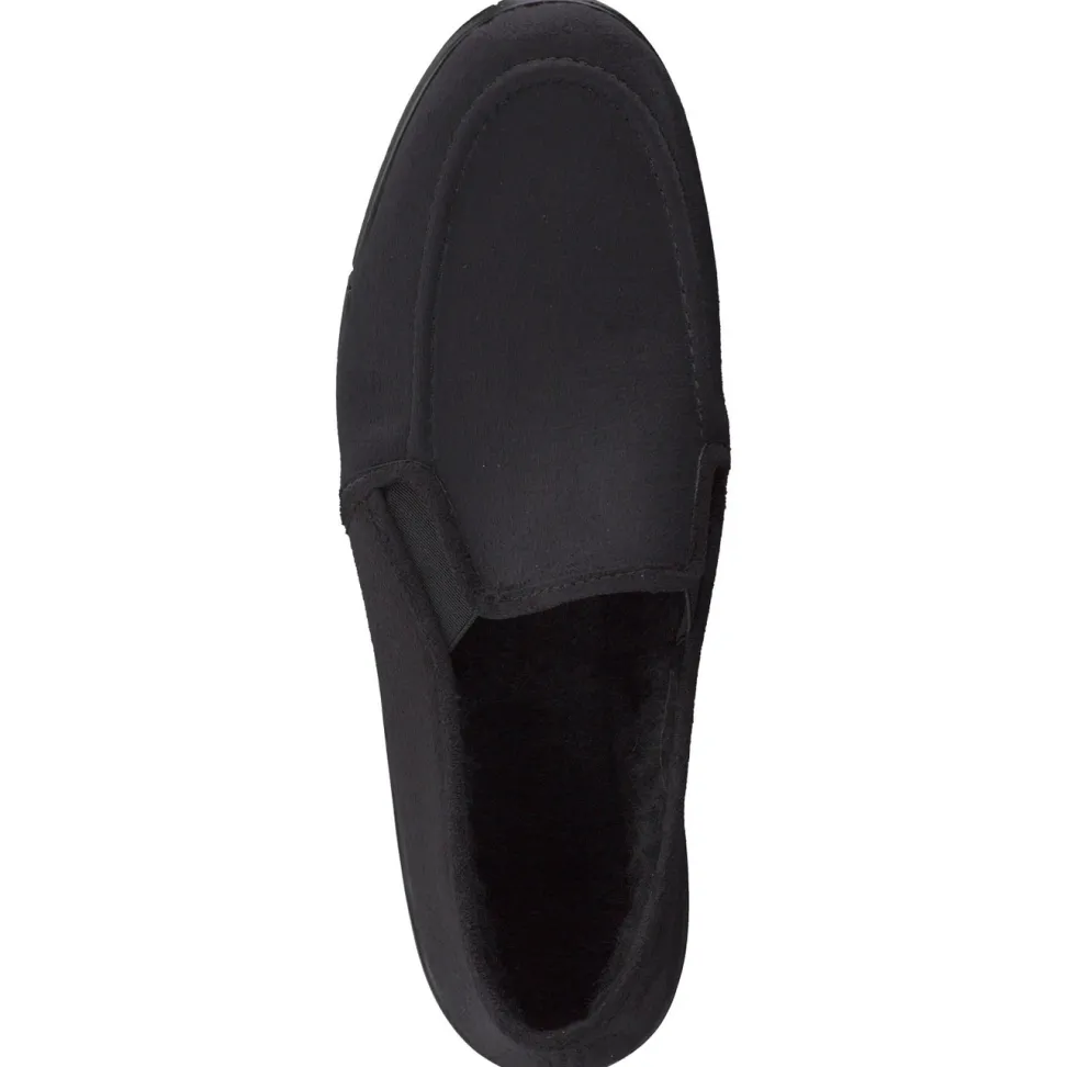 Rohde – Hausschuh-Slipper aus Textil in Schwarz