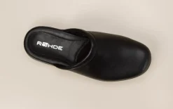 Rohde – Herren-Pantoffeln aus Kalbleder schwarz