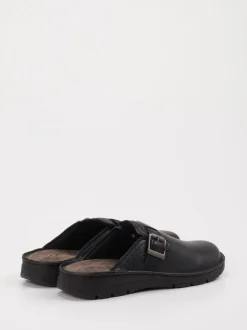 Rohde – Komfort-Clogs aus Leder Schwarz