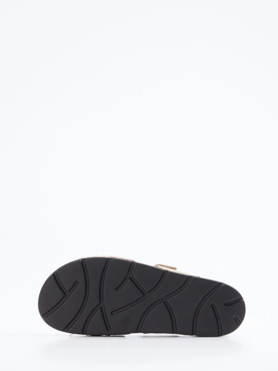 Rohde – Komfort-Pantolette aus Veloursleder beige