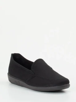 Rohde – Komfort-Slipper aus Textil schwarz
