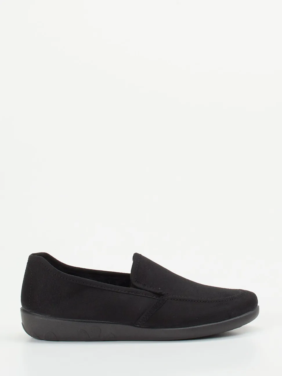 Rohde – Komfort-Slipper aus Textil schwarz