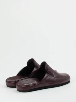 Rohde – Leder-Pantolette aus Kalbleder bordeauxrot