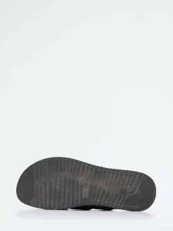Rohde – Pantolette aus Nubukleder Schwarz