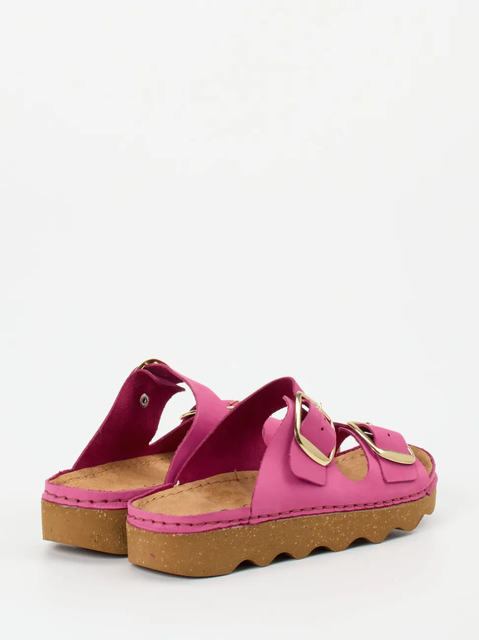 Rohde – Pantoletten aus Nubukleder in Fuchsia