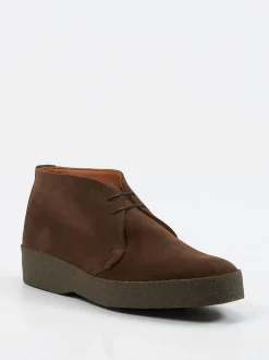 Sanders And Sanders – Chukka Boots aus Veloursleder braun