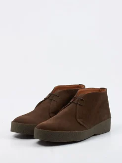 Sanders And Sanders – Chukka Boots aus Veloursleder braun
