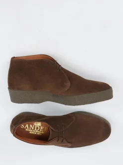 Sanders And Sanders – Chukka Boots aus Veloursleder braun