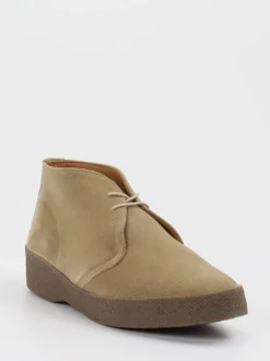 Sanders And Sanders – Desert Boots aus Veloursleder beige