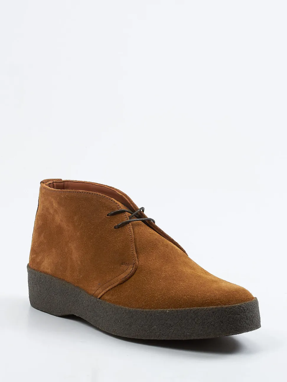 Sanders And Sanders – Desert Boots aus Veloursleder cognac