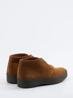 Sanders And Sanders – Desert Boots aus Veloursleder cognac