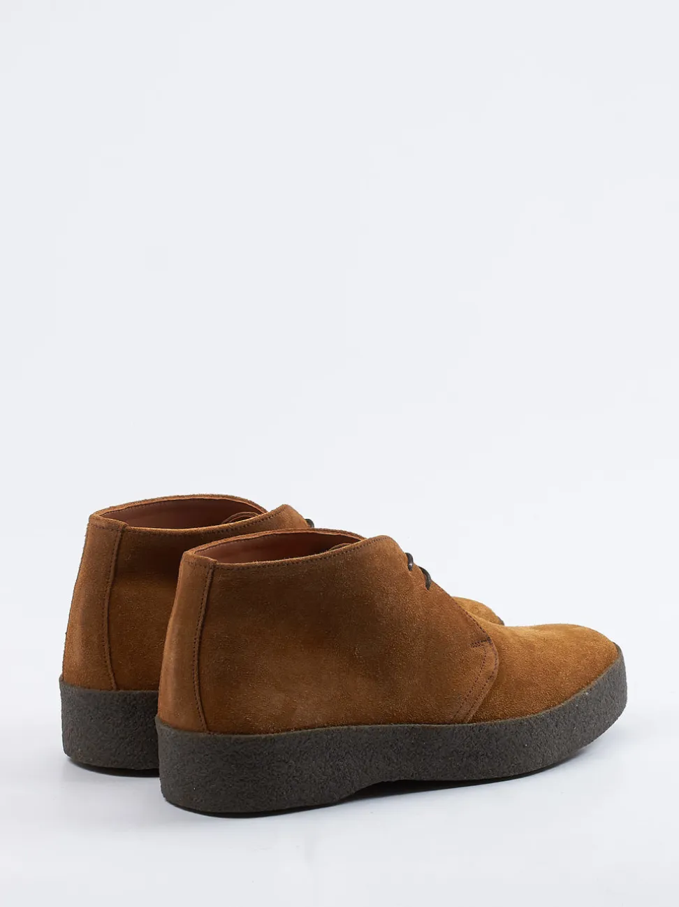 Sanders And Sanders – Desert Boots aus Veloursleder cognac