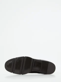 Santoni – Chelsea Boots aus Kalbleder Dunkelbraun