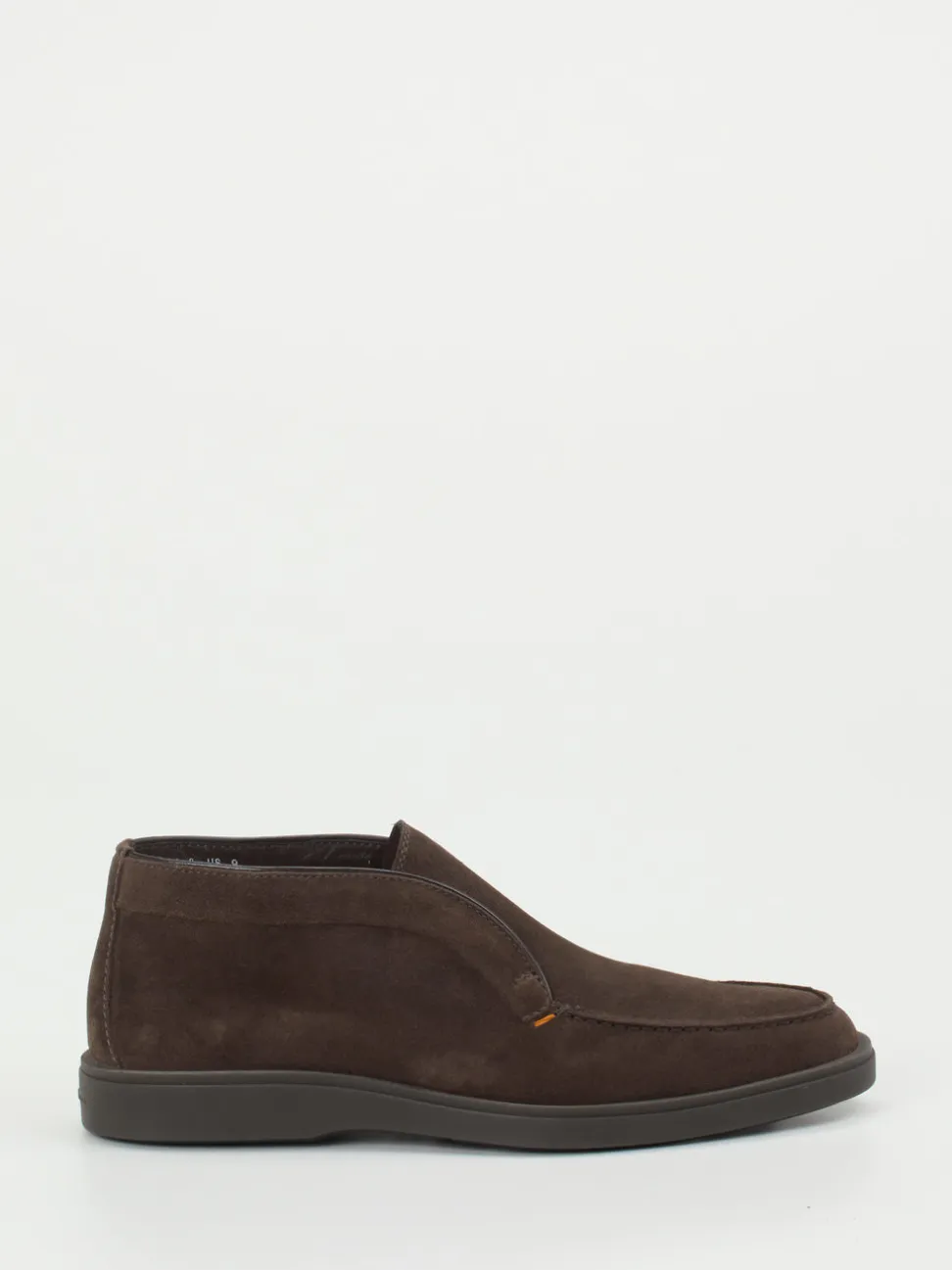 Santoni – Chukka Boots aus Veloursleder dunkelbraun