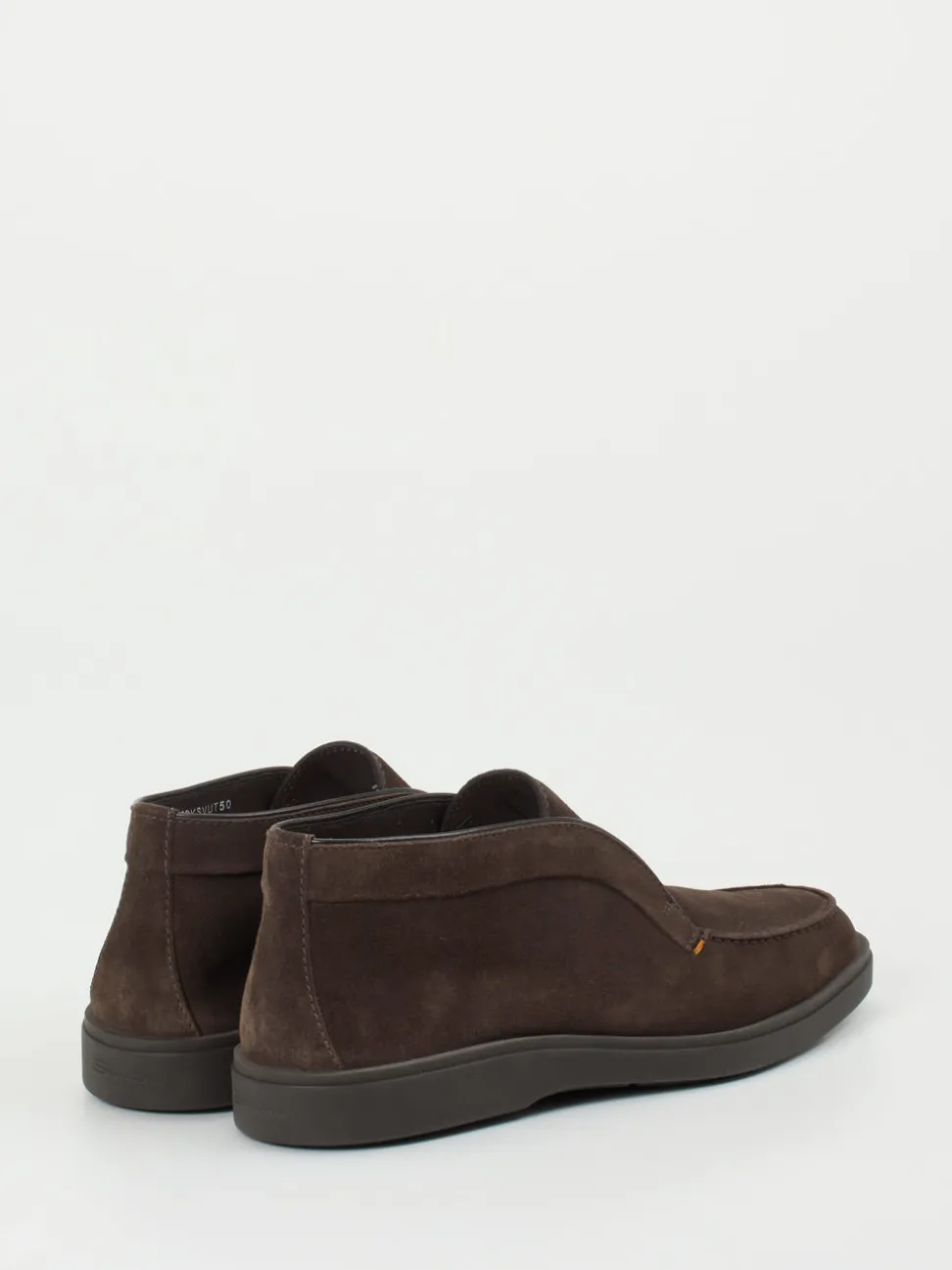 Santoni – Chukka Boots aus Veloursleder dunkelbraun