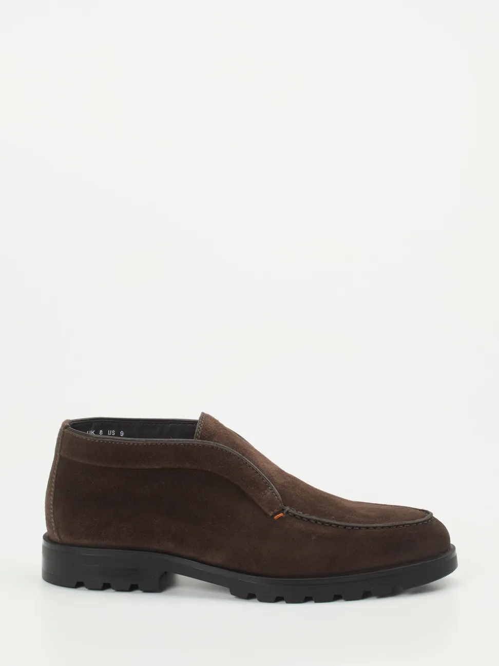 Santoni – Desert Boots aus Veloursleder Dunkelbraun
