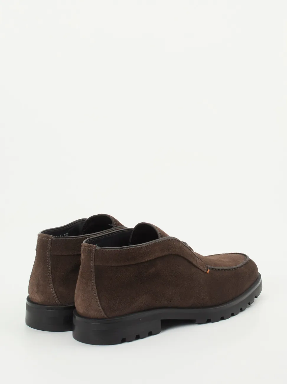 Santoni – Desert Boots aus Veloursleder Dunkelbraun