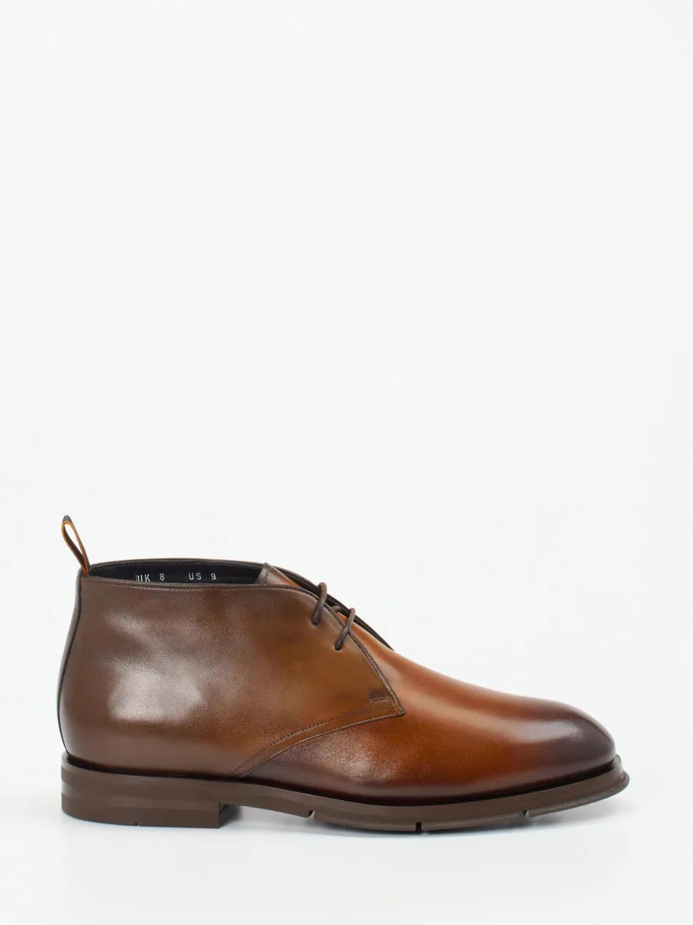 Santoni – Desert Boots aus Kalbleder braun