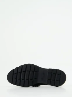 Santoni – Loafer aus Hochglanzleder Dunkelgrün