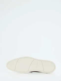 Santoni – Loafer aus Kalbleder in Mittelbraun