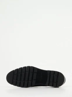 Santoni – Loafer aus Veloursleder Dunkelblau