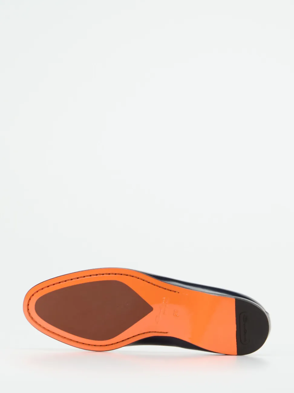 Santoni – Penny Loafer aus Kalbleder in Dunkelblau