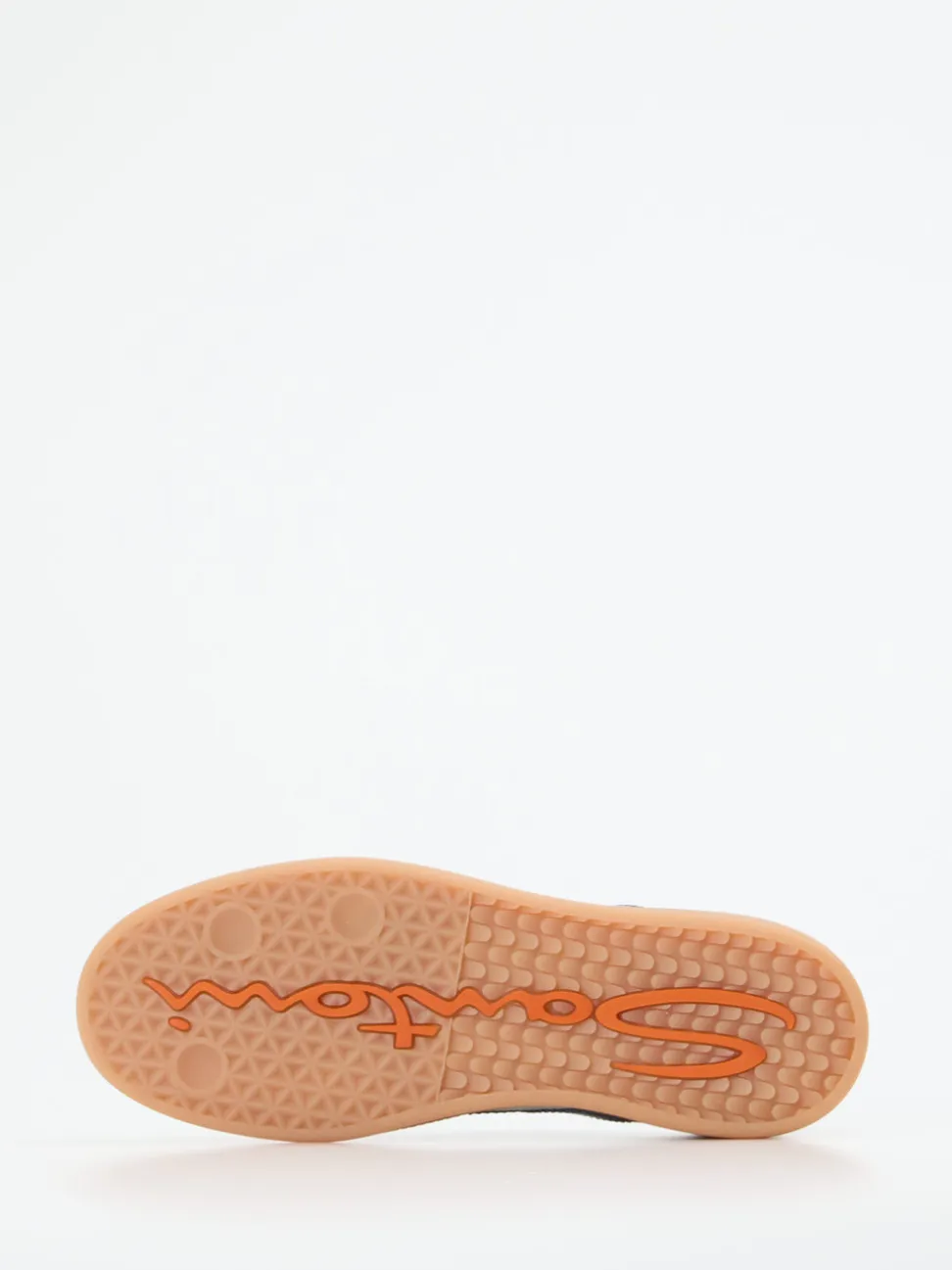 Santoni – Retro-Sneaker aus Kalbleder und Veloursleder