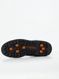 Santoni – Schnürboots aus Hirschleder Schwarz