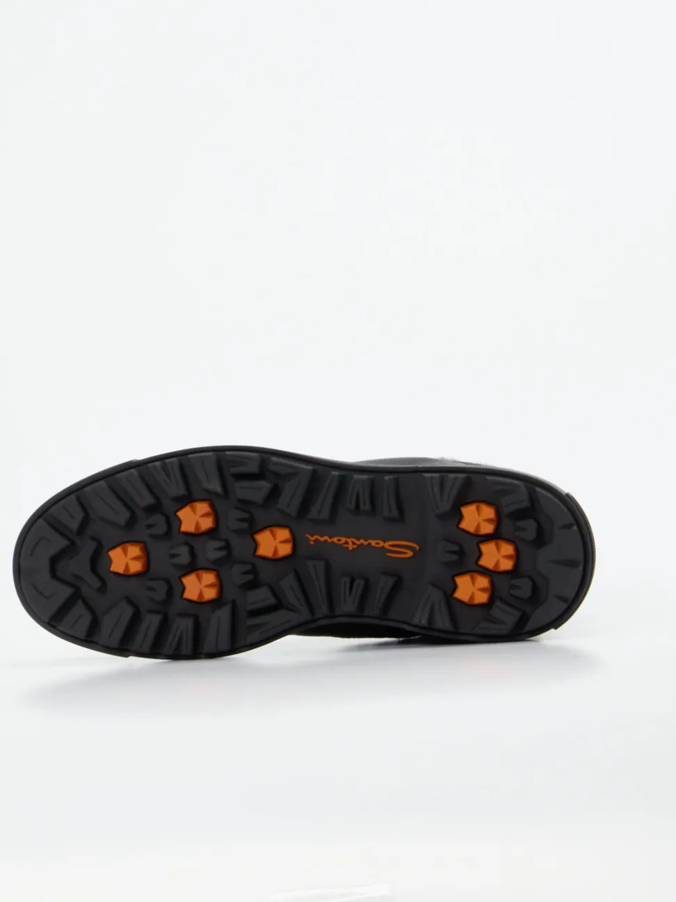 Santoni – Schnürboots aus Hirschleder Schwarz