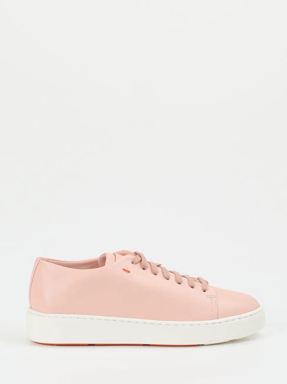 Santoni – Sneaker aus Kalbleder in Blassrosa