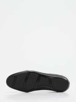 Santoni – Sneaker aus Kalbleder schwarz