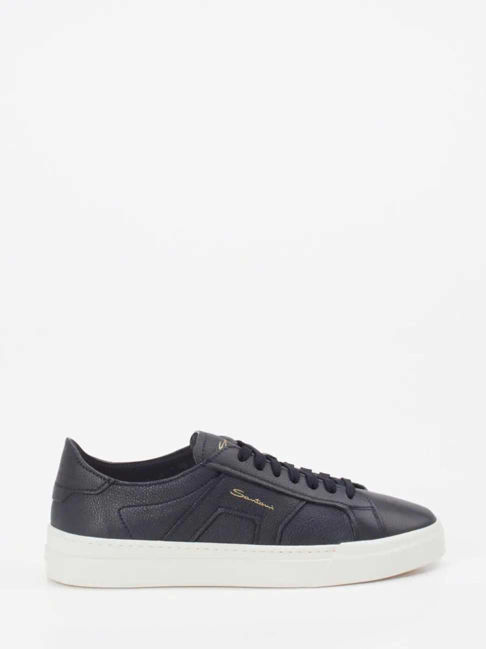 Santoni – Sneaker aus Kalbleder Dunkelblau